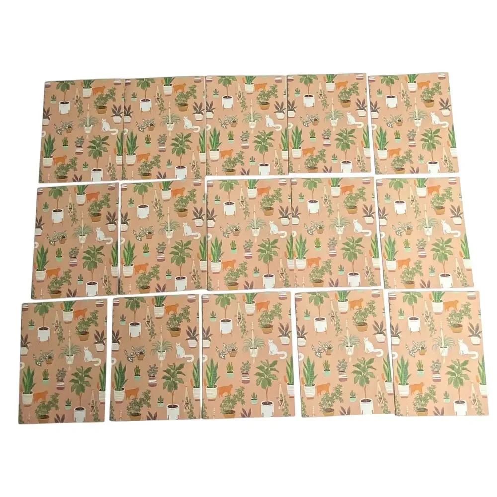 American Greetings Cats & Houseplants Stationery Note Cards Set Magnetic Box
